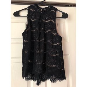 Black Lace Top